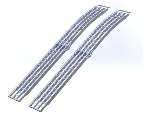 10 Foot Long, 12 Inch Wide, 3000 Pound FOLDING Ramps