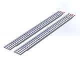 10' long x 16" wide, 1500# set of 2 ramps - Dambach Ramps - aluminum ramps for all equipment