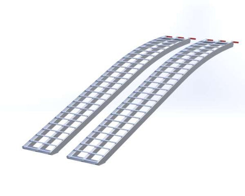 7'  Long x 12" Wide, 1500 Pound Capacity Ramps - Dambach Ramps - aluminum ramps for all equipment