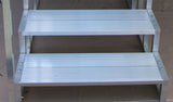 Five Aluminum Steps -35" high, 36" wide - Dambach Ramps - aluminum ramps for all equipment