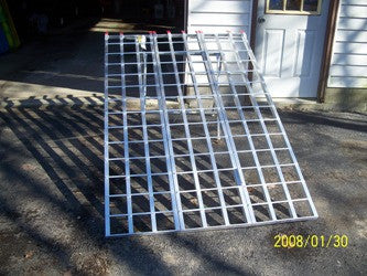 Trifold ATV Ramp 6' 10" long, 51" wide, 1500# capacity - Dambach Ramps - aluminum ramps for all equipment