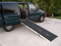 PVI 7 Foot Long, 30 Inch Wide, Multifold Ramp - Dambach Ramps - aluminum ramps for all equipment
