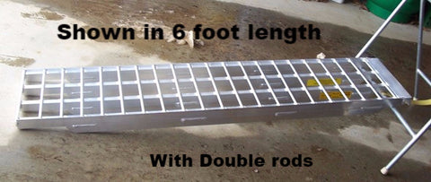 8 Foot Long, 16 Inch Wide, 6000 Pound Ramps - Dambach Ramps - aluminum ramps for all equipment