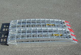7'  Long x 12" Wide, 3000# Capacity Folding Ramps - Dambach Ramps - aluminum ramps for all equipment