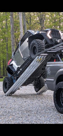 12 Foot Long, 12 Inch Wide, 3000 Pound Ramps - Dambach Ramps - aluminum ramps for all equipment