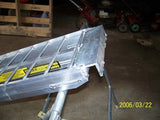 10 Foot Long, 12 Inch Wide, 3000 Pound FOLDING Ramps - Dambach Ramps - aluminum ramps for all equipment