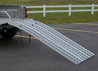 Locking Motorcycle Ramps - Dambach Ramps - aluminum ramps for all equipment